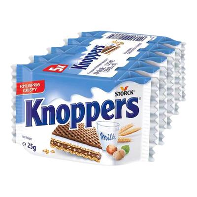 榛子巧克力德国威化饼干knoppers