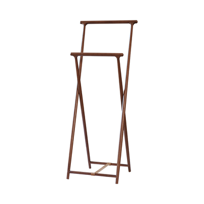 有清堂红橡木实木衣帽架新中式