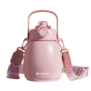 富光茶马仕保冷保温杯子女高颜值学生大容量吸管水杯子大肚杯壶