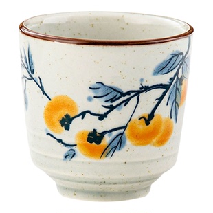 中式古风复古陶瓷酒杯小茶杯杯水杯主人杯子喝茶个人单个专用茶具