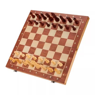 实木国际象棋磁性小学生专用棋盘