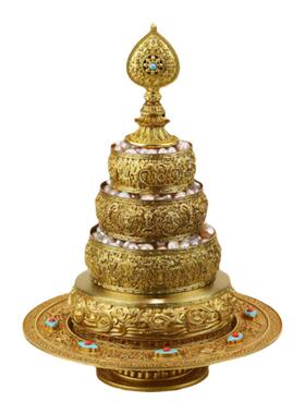 慧宝曼扎盘藏传密宗摆件修曼茶罗