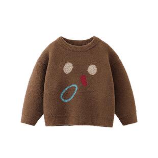 [半边绒抗起球经典]齐齐熊宝宝毛衣加厚冬款男童保暖衣儿童上衣女