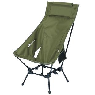 户外折叠椅高背月亮椅轻量化露营椅超轻野餐便携式躺椅钓鱼导演椅