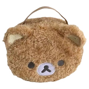 日系可爱轻松Rilakkuma化妆包便携大容量收纳包拍立得包ccd收纳包