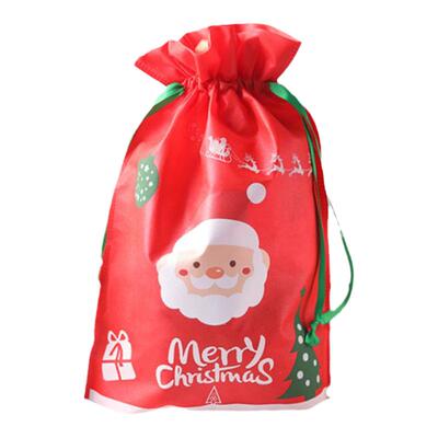 圣诞节糖果袋曲奇饼干丝带抽绳
