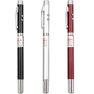 伸缩教鞭笔多功能圆珠笔五合一红外线激光售楼指示教师专用教学笔