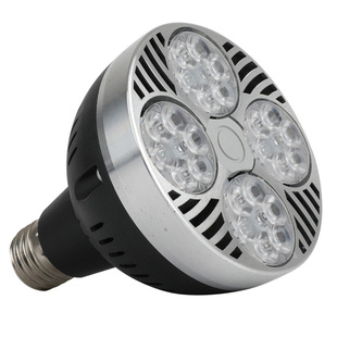 led轨道射灯par30服装店生鲜灯35W40w瓦E27螺口COB帕灯芯替换光源