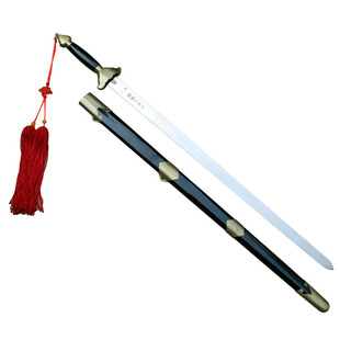 正品不锈钢太极剑软剑半硬刀武术剑比赛表演剑晨练剑身成人未开刃