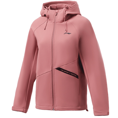 李宁运动风衣女加绒秋冬