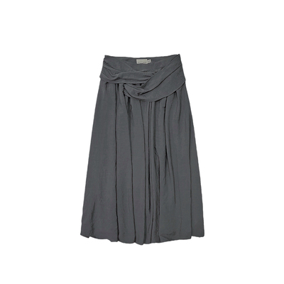 【现货】CPLUS SERIES 25AW 交叉褶皱A字裙 DOUBLEBOO