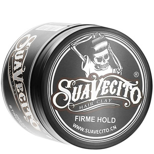 suavecito骷髅头发泥男士定型清香无味发蜡头发造型哑光自然蓬松