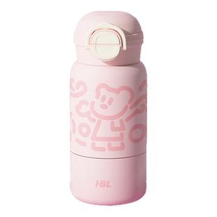 高颜值保温杯2025新款女生一盖三用水杯男女生上学专用双饮吸管杯