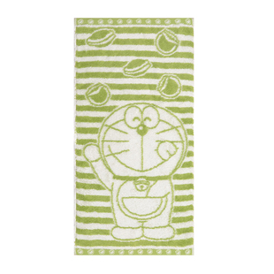 夕才儿美术馆哆啦A梦纯棉儿童毛巾纱布毛圈柔软速干全棉A类小面巾