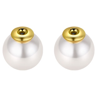 双面珍珠防扎耳堵耳钉后塞防掉耳堵单边通不扎耳朵固定耳环后耳塞