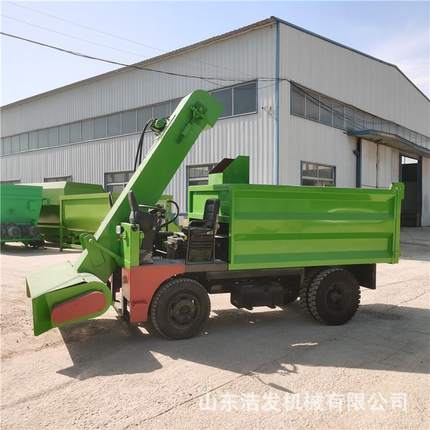 养殖区污粪清理铲粪车刮板式全自动清粪车五立方自卸式大型除粪车