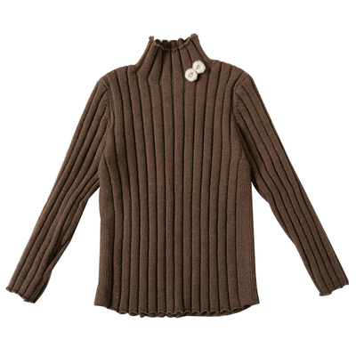 女童毛衣打底衫冬季加厚内搭上衣