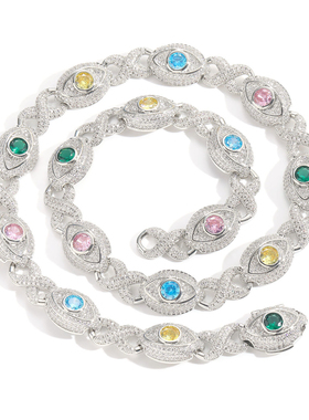 Mr.Bling彩色嘻哈全视之眼古巴链