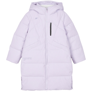 斯凯奇长款女童舒适羽绒服