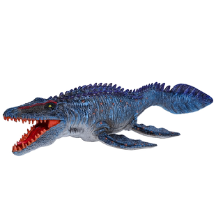 仿真远古海洋沧龙玩具恐龙模型邓氏鱼蛇颈鱼龙滑齿苍龙儿童男礼物