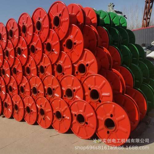 1250瓦楞线盘，工字线线创铁轴盘实冲压全盘盘盘线轮