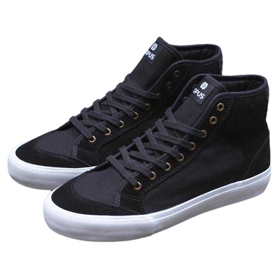 OPUS滑板鞋系带男翻毛皮高帮透气