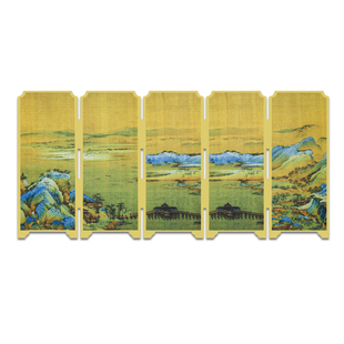 书签古典中国风书法屏风书签摆件空白书签卡片毛笔字书法手写高档书签纸学生手工diy书签材料古风文创卡纸