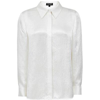 VeroModa下摆弧形剪裁衬衫