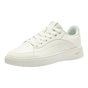 鸿星尔克飞鸿板鞋男鞋运动鞋秋季新款厚底黑白熊猫休闲潮鞋子男士