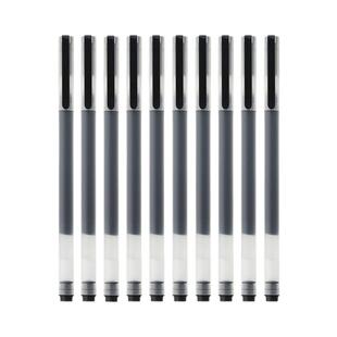 巨能写三代中性笔签字笔翻跟头黑笔黑色0.5mm写字水笔学生用子弹头碳素圆珠笔练字考试专用10支装红笔批发