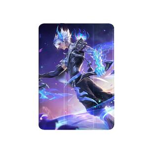 刺客澜适用苹果Air5保护套mini6王者荣耀角色男生平板壳10代10.9笔槽ipad10.2寸蚕丝纹保护壳air4/3来图定制