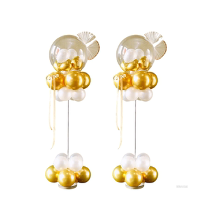 波波球立柱气球公司开业乔迁马年年会庆典装饰场景会场订婚礼地飘