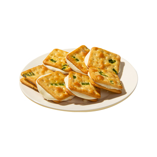 古早万丹香葱牛轧糖夹心饼干牛扎牛乳蔓越莓古早手工网红休闲零食