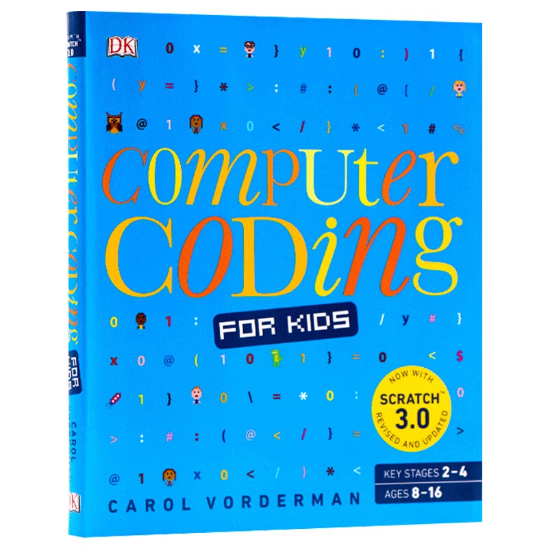 DK儿童编程指南 英文原版 Computer Coding for Kids 零基础学电脑编程指导 英文版少儿科普百科读物 进口原版英语书籍