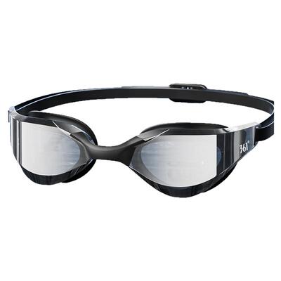 显白显脸小高清防雾电镀防水泳镜