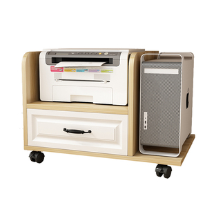 简约现代桌下置物架银行收纳架打印机架床头柜消毒柜支架主机架