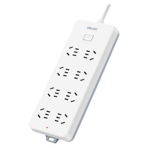 【德力西官旗】拍第2项选择！排插插座4位总控全长1.8米