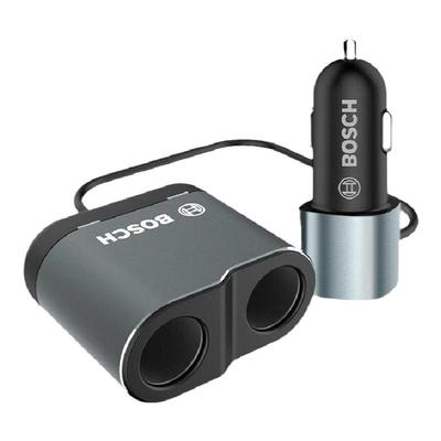 博世汽车点烟器插头车载一拖二