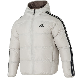 adidas阿迪达斯冬季男子户外运动休闲连帽羽绒服外套KC2492