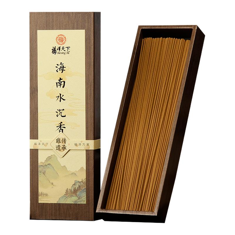 福泽天下海南水沉香线香家用室内檀香熏香卧香中式非遗香薰伴眠香