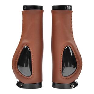 富泰鸿自行车把套硅胶减震皮革锁死把套山地车手把套通用单车配件