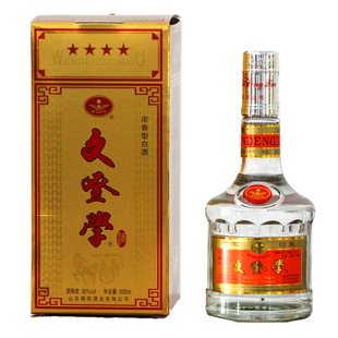 威海特产酒四星文登学白酒30度浓香型低度粮食酒颐阳整箱6瓶