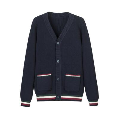 伊顿纪德无男女全棉毛衣开衫