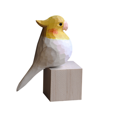 玄凤鹦鹉小胖鸟手工鹿妖商店实木