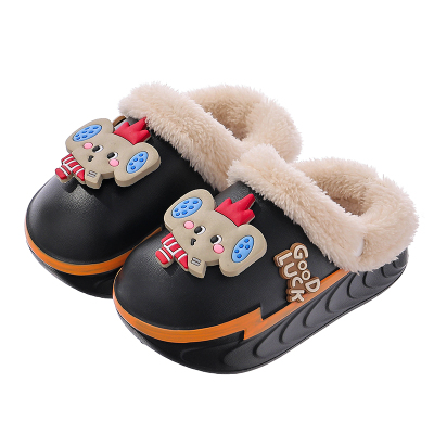 儿童冬季EVA防水防滑保暖棉拖鞋