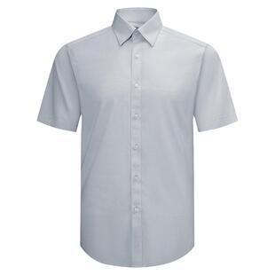 【全棉免烫】G2000男装2025商场同款舒适棉质弹性防皱短袖衬衫