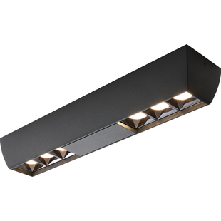 无主灯客厅吸顶式明装射灯led双头卧室房间四头筒灯长条形射灯