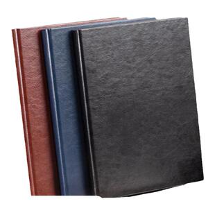 得力7901商务简约加厚记事本a5笔记本子日记本皮面本办公文具用品大学生会议记录本记录本考研手帐本文艺精致