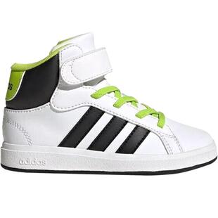 【自营】阿迪达斯GRAND COURT儿童鞋网球风中帮运动板鞋JR0802