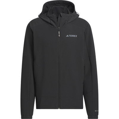 Adidas/阿迪达斯正品新款男士户外透湿疏水运动软壳衣JE8282